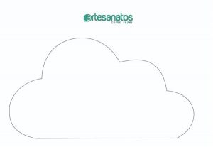 Moldes De Nuvens Como Fazer Artesanatos