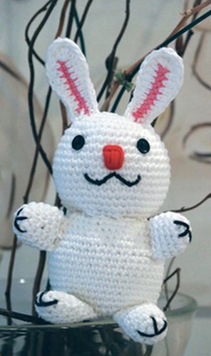 O coelho de crochê deixará sua Páscoa muito mais charmosa (Foto: Divulgação)