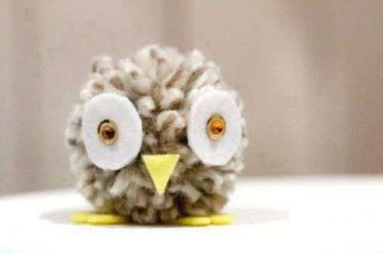 Faça esta coruja de lã para divertir seus pequenos (Foto: Divulgação)