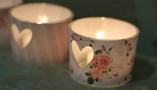 Este porta-velas romântico arrancará muitos elogios de seus convidados (Foto: Divulgação)