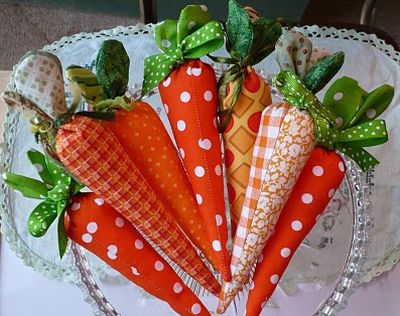 Esta facílima cenoura de tecido deixará a sua casa com decoração mais divertida (Foto: Divulgação)