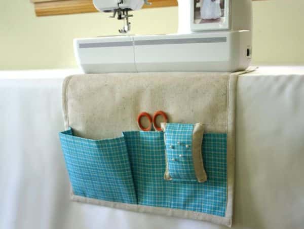 Organizador para máquina de costura é ótima opção para deixar os seus trabalhos mais práticos (Foto: howjoyful.com)