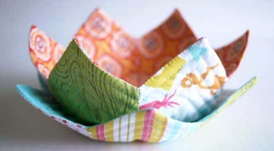 Esta cesta de tecido também é ótima opção para presente (Foto: michelemademe.com) 
