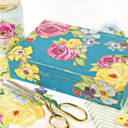 Como Fazer Decoupage em Caixas MDF    1