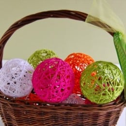 Como Fazer Bolas Decorativas de Lã       10