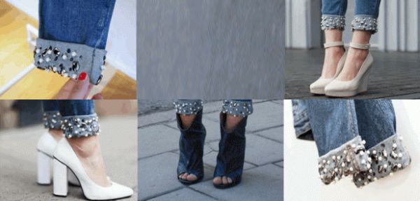 Personalizar barra de calça jeans é muito fácil e fica lindo (Foto: blog.mjtrim.com)