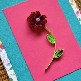 Como Fazer Flor de Quilling Fácil     1