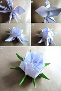 Flor de Lótus em Origami