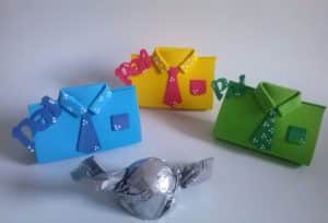 porta bombom de eva de camisa