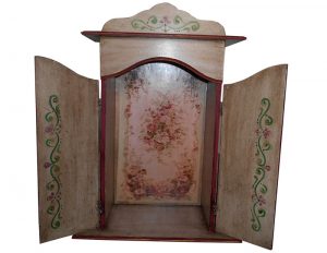 pintura em mdf envelhecida oratorio