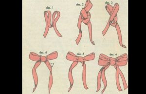laço com fita de cetim comum