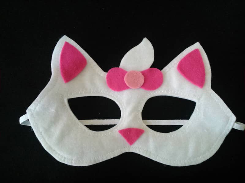 mascara de carnaval gatinha