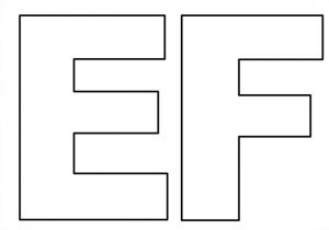 Moldes de Letra em EVA: para Recortar e Imprimir