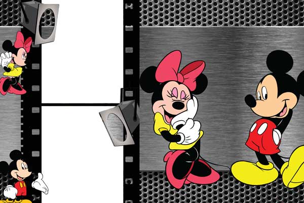 Convite Mickey e Minnie