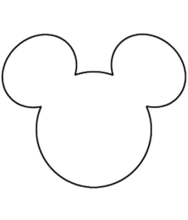 Molde convite Mickey