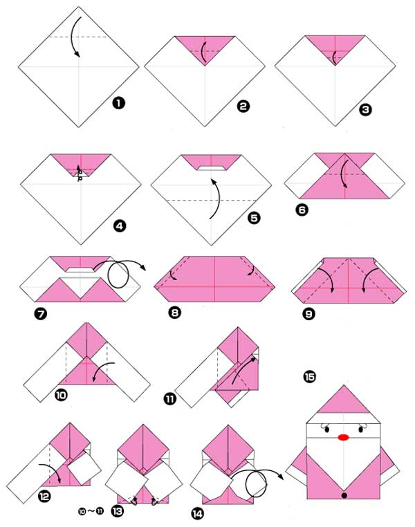 Origami Natal - Como Fazer Artesanatos