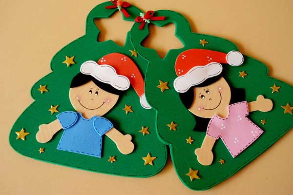 Lembrancinhas de Natal em EVA para Educação Infantil