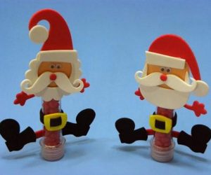 Lembrancinhas de natal em EVA tubetes