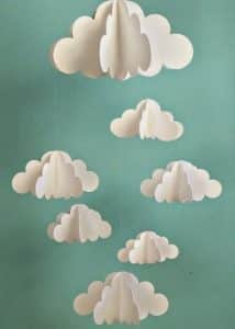 móbile chuva de amor