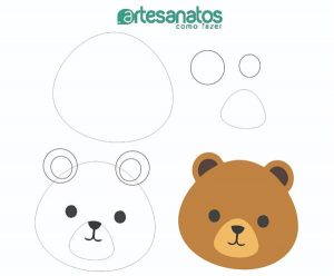 molde de cabeça de urso - Como Fazer Artesanatos