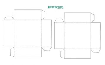 Moldes De Caixas De Papel Modelos Para Imprimir