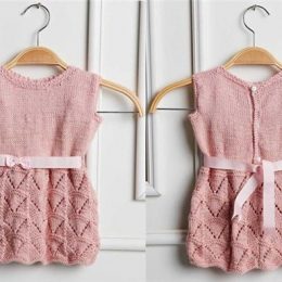 vestido de croche infantil