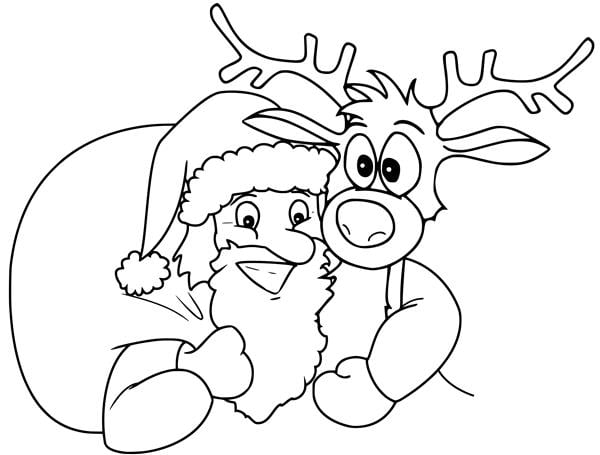 Desenhos de Natal para colorir e coloridos para imprimir