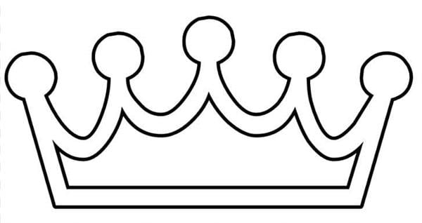 Modelo de coroa do pequeno principe