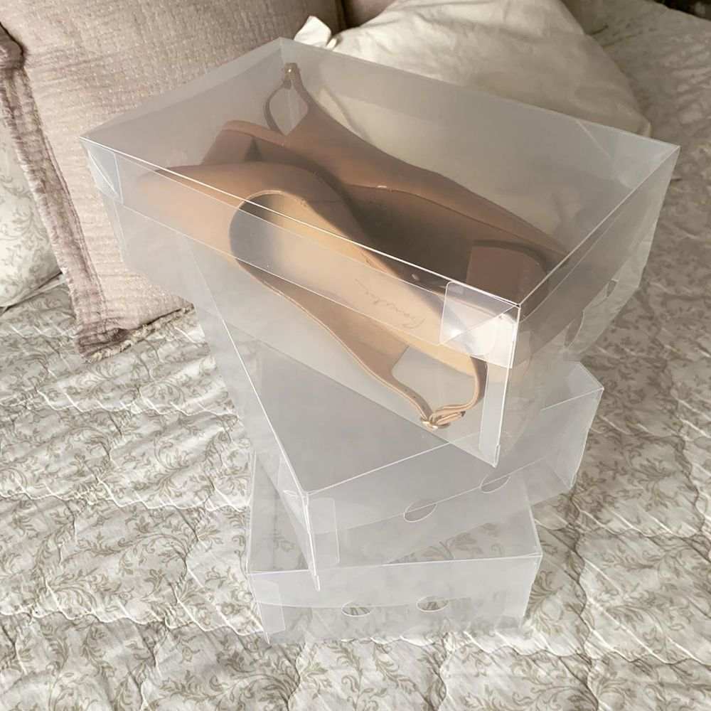 caixas transparentes para sapato