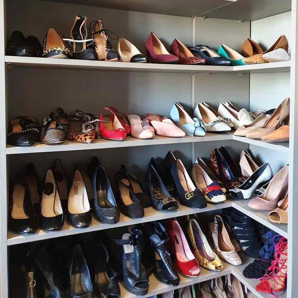 maneiras de se organizar sapatos