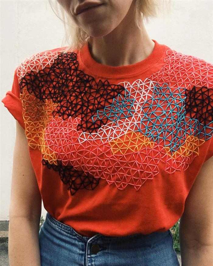 como customizar camisetas com criatividade bordado