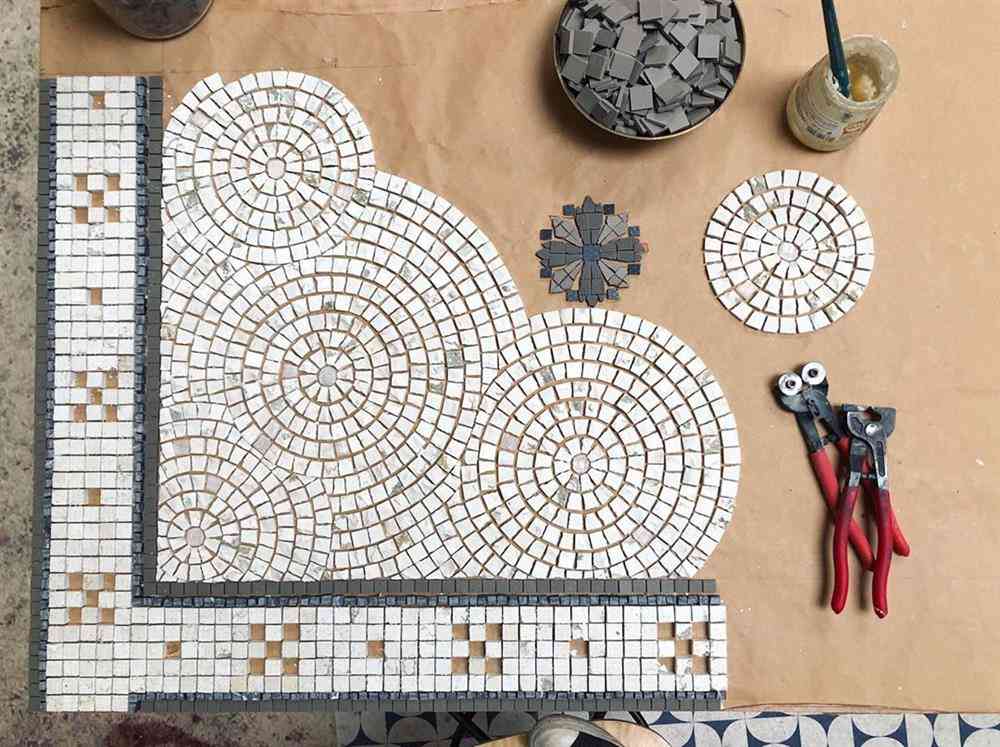 Entender mal El hotel Piscina Material usado em mosaico: conheça a técnica e veja ideias incríveis