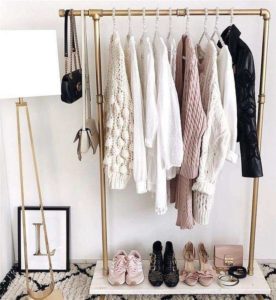 arara de roupas de cano de pvc