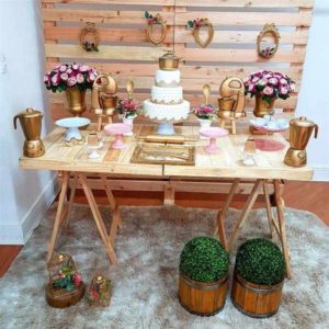 decoração de cha de panela rustico