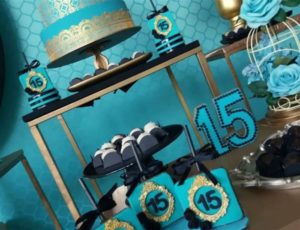 15 anos azul tiffany