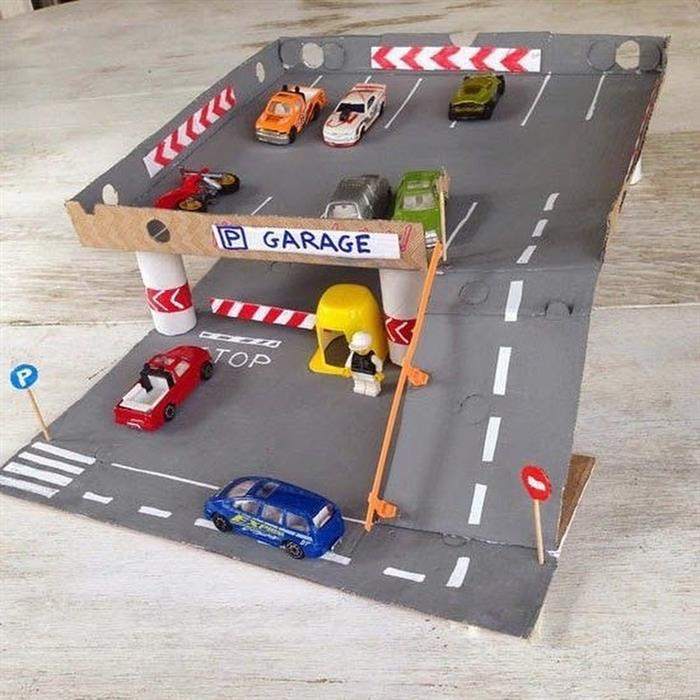 Pista de papelão para carrinhos: passo a passo fácil e ideias criativas