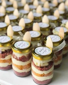 bolo de pote para casamento