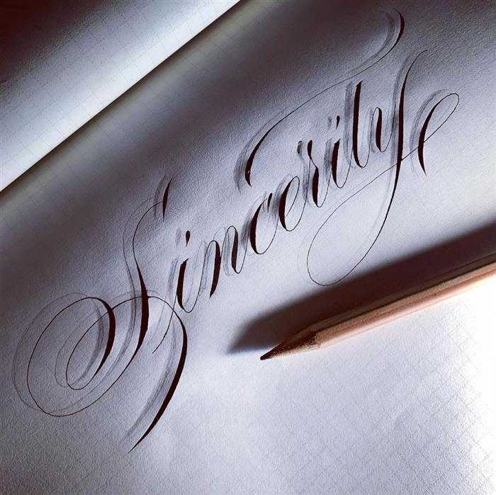 caligrafia com letra cursiva