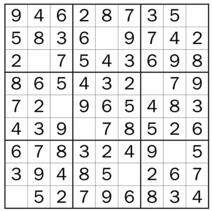 Butterfly Sudoku - Médio 