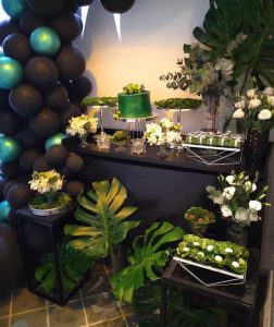 decoração de aniversário masculino azul