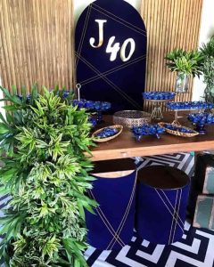 decoração de aniversário para homem de 40 anos