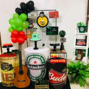 decoração de aniversário para homens