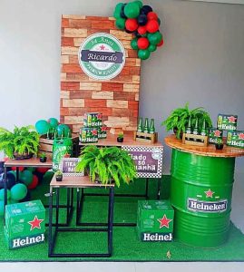 decoração de festa de aniversario simples para homem