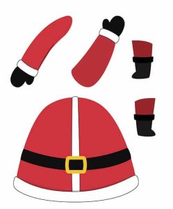 molde de papai noel com bombom na barriga