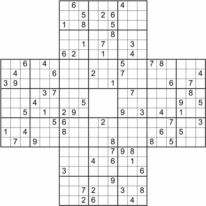 Sudoku para imprimir: Nível fácil, médio, difícil e infantil