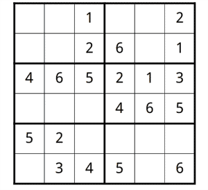 sudoku infantil para imprimir