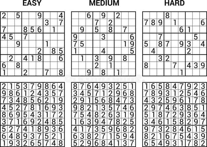 Sudoku Fácil  Jogo online Sudoku com o grau de nivel fácil