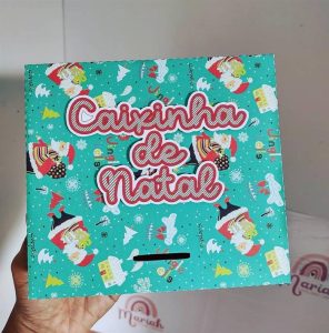 caixinha de natal de funcionarios