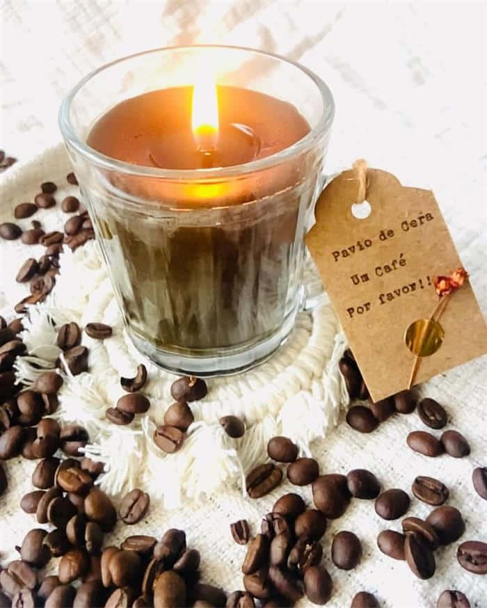 velas aromaticas de cafe