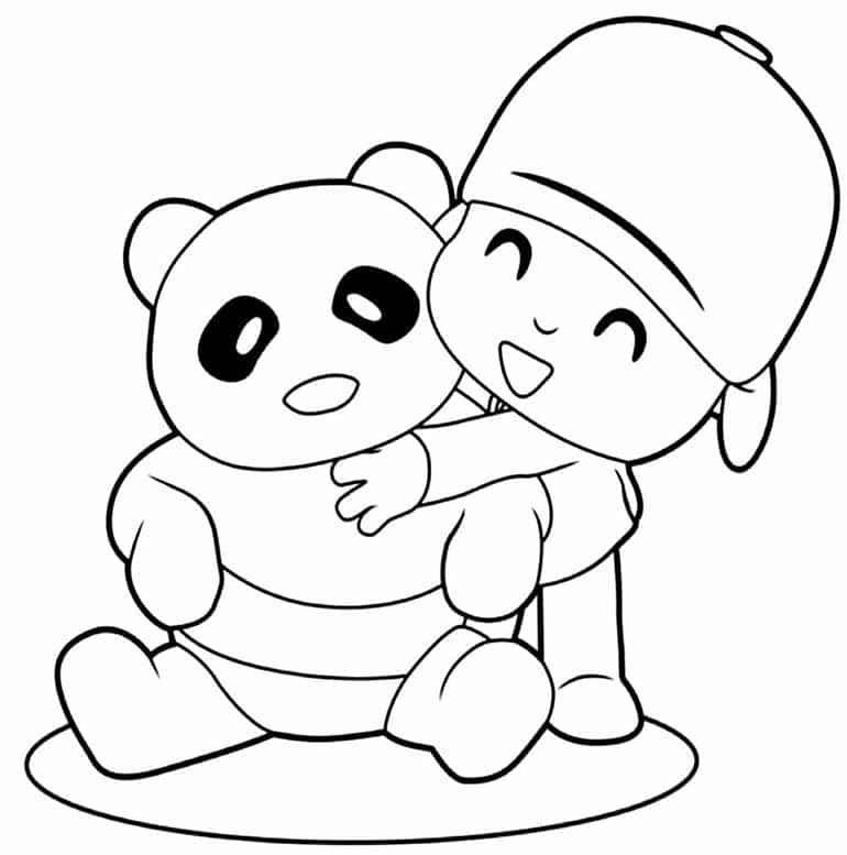 desenhos-de-pocoyo-para-pintar-e-colorir-simples-facil-11 - Como Fazer  Artesanatos